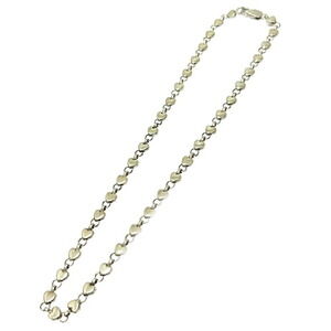 TIFFANY Co Silver Puff Heart Necklace